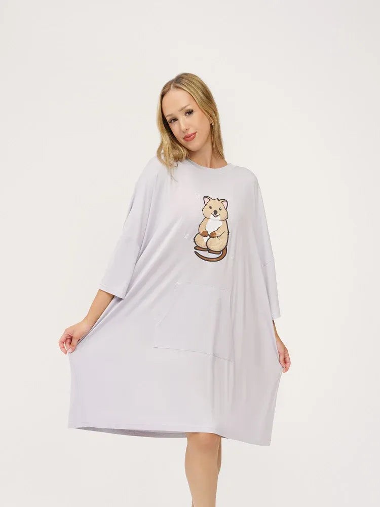 Muscle Mat Tanning Tee - Oversized